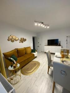 Posezení v ubytování ULO Residence