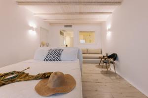 Posteľ alebo postele v izbe v ubytovaní Apartments enosis, Poseidon