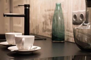 Príslušenstvo na prípravu kávy alebo čaju v ubytovaní Apartment 43 + 9 fotografií