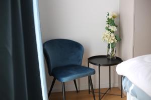Postel nebo postele na pokoji v ubytování Mint Apartment