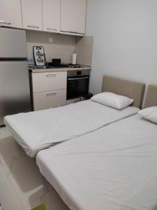 Kuchyň nebo kuchyňský kout v ubytování M2 - Maraki Apartments