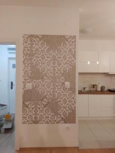 Eldhús eða eldhúskrókur á Lilien apartman