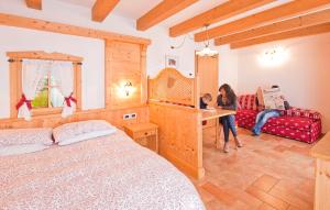 Postel nebo postele na pokoji v ubytování Albergo San Rocco