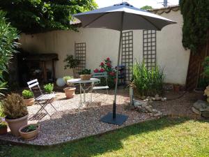 Zahrada ubytování Maison Epellius