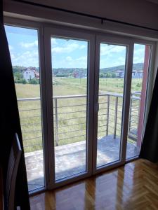 Balkón nebo terasa v ubytování Apartman Hana