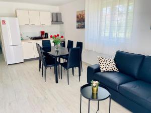 Kuchyň nebo kuchyňský kout v ubytování Apartment Paulina