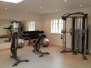 Fitness centrum a/nebo fitness zařízení v ubytování Rørvig Centret