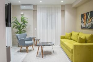Χώρος καθιστικού στο NK Luxury Apartments