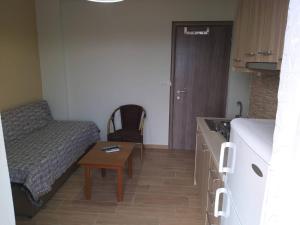 Küche/Küchenzeile in der Unterkunft Nostos Apartments