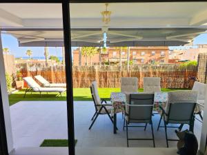 Balkón alebo terasa v ubytovaní Terrace Mares de Benajarafe