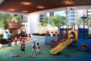 a group of children playing in a playground at Atlantis Residences By 360 HOME in Melaka