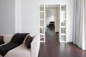 Χώρος καθιστικού στο Hotel Lara