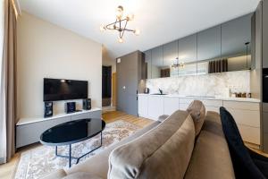 Kuchyň nebo kuchyňský kout v ubytování Apartament Luxury Two-bedroom
