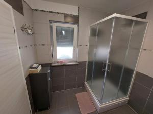 Koupelna v ubytování Studio apartman Marta