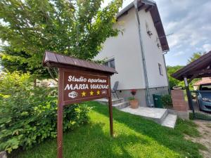 Zahrada ubytování Studio apartman Marta