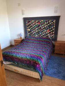 A bed or beds in a room at Casa San Sebastian