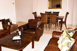 Posezení v ubytování Malaga Marbella Elviria Apartment Golf