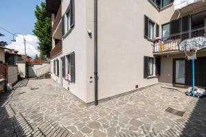 O edifício onde o apartamento está situado