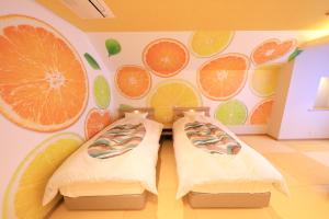 Letto o letti in una camera di Yuyado Mikannoki