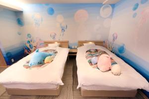 Letto o letti in una camera di Yuyado Mikannoki