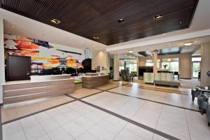 a lobby of a hotel with a waiting room at Residence Inn by Marriott Austin Southwest in Austin