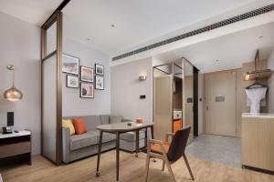 O bucătărie sau chicinetă la Home2 Suites by Hilton Beijing Shunyi
