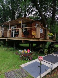 Zahrada ubytování Tree House 4 Two
