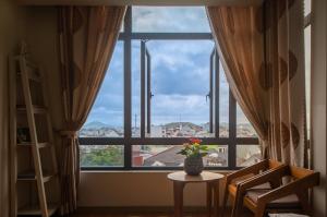 Istumisnurk majutusasutuses Tasme Hotel