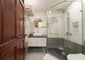 Vannituba majutusasutuses Tasme Hotel