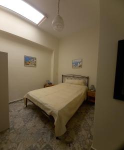 Agios PadeleimonにあるErato Elafonisiのベッドルーム1室(大型ベッド1台付)