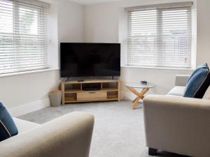 A seating area at Station Cottage