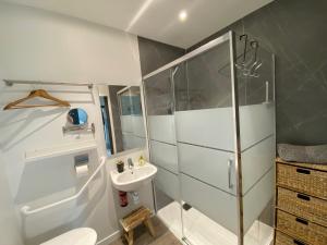 Łazienka w obiekcie Le studio de la Noire Choque - Bain nordique