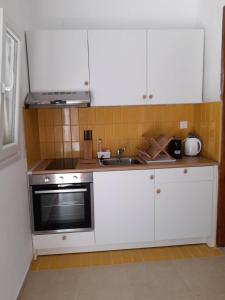 Kuchyň nebo kuchyňský kout v ubytování Lemontree Apartments