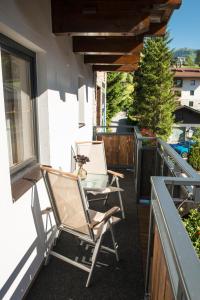 Balkón alebo terasa v ubytovaní Appartements Gadenstätter