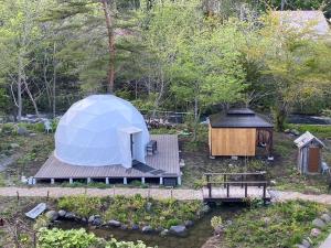 Zahrada ubytování glampark Otaru Hanaemi Hokkaido