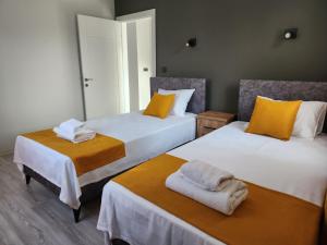 Postel nebo postele na pokoji v ubytování Villa Nur&Doğa