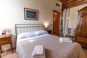 Agriturismo Corte Salandini客房内的一张或多张床位