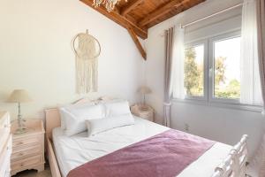 Posteľ alebo postele v izbe v ubytovaní Summer Retreat in Sithonia #FeelsLikeHome