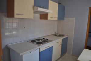 Kuchyň nebo kuchyňský kout v ubytování Apartments Zora