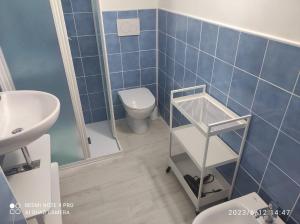 Koupelna v ubytování Appartamento Rocche Rosse