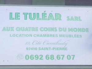 Certifikát, hodnocení, plakát nebo jiný dokument vystavený v ubytování Le Tuléar - Aux 4 coins du monde
