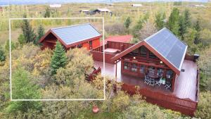 Vista aerea di Cozy Cottage On The Golden Circle