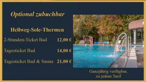 Der Swimmingpool an oder in der Nähe von Thermalhotel Kemper
