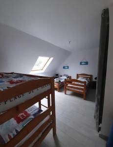Postel nebo postele na pokoji v ubytování Celtine