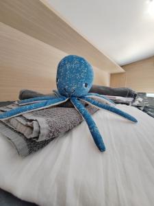 Postel nebo postele na pokoji v ubytování House Lena