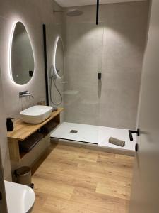 Baðherbergi á Good Mood - chambres et suite