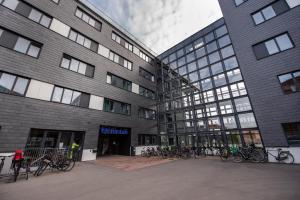 Bygningen som vandrehjemmet ligger i