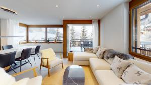 Istumisnurk majutusasutuses Family Holiday Apartment Krone Churwalden