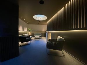 Istumisnurk majutusasutuses Family Holiday Apartment Krone Churwalden