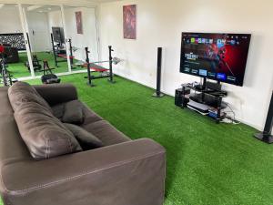 Γυμναστήριο ή/και όργανα γυμναστικής στο Chez Lilie Maison d'hôtes à Saly